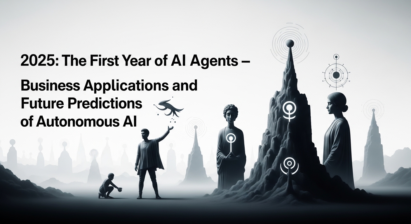 2025年AIエージェント元年：自律型AIのビジネス活用と未来予測