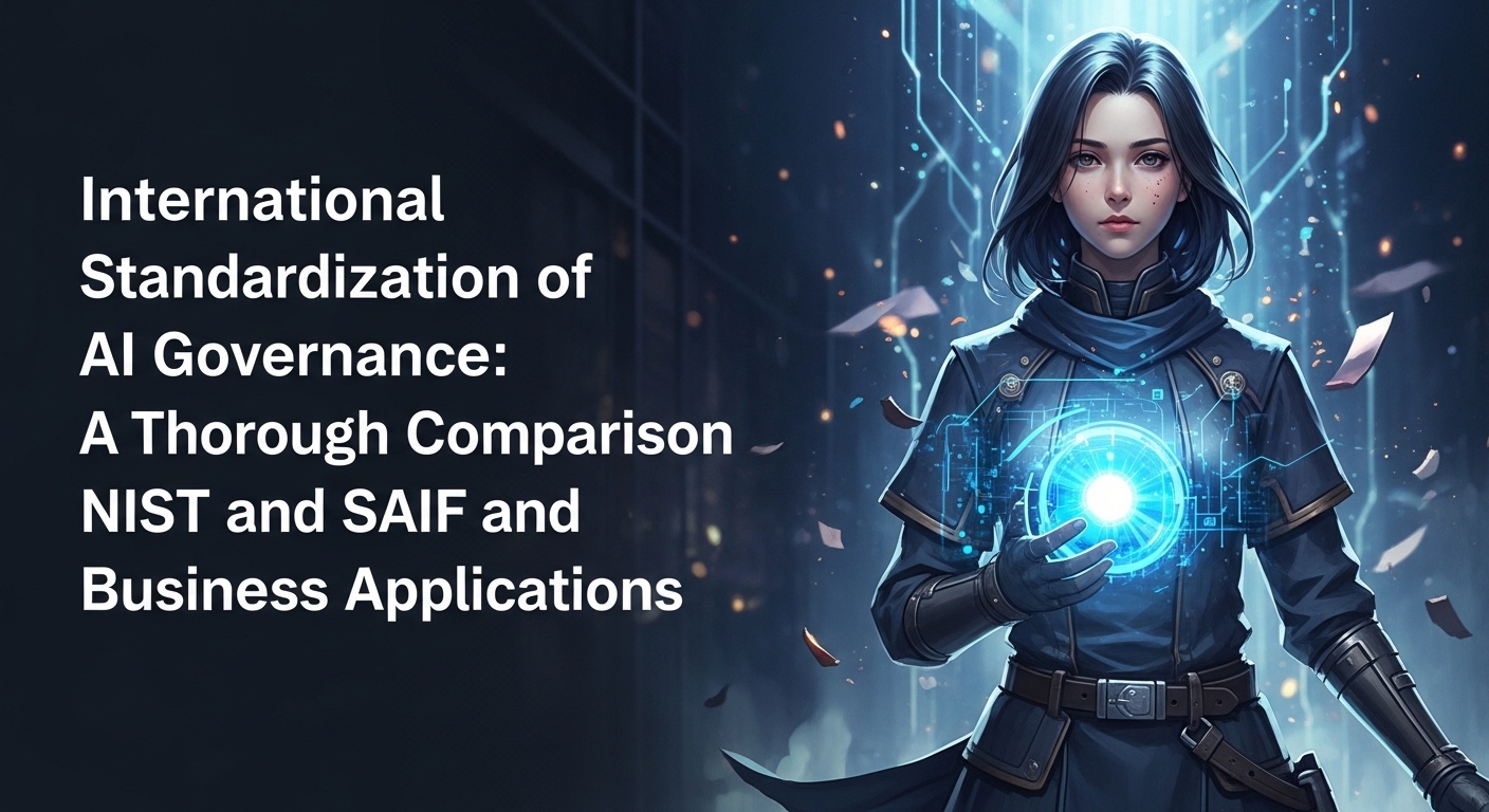 AIガバナンス国際標準化：NISTとSAIF徹底比較とビジネス活用