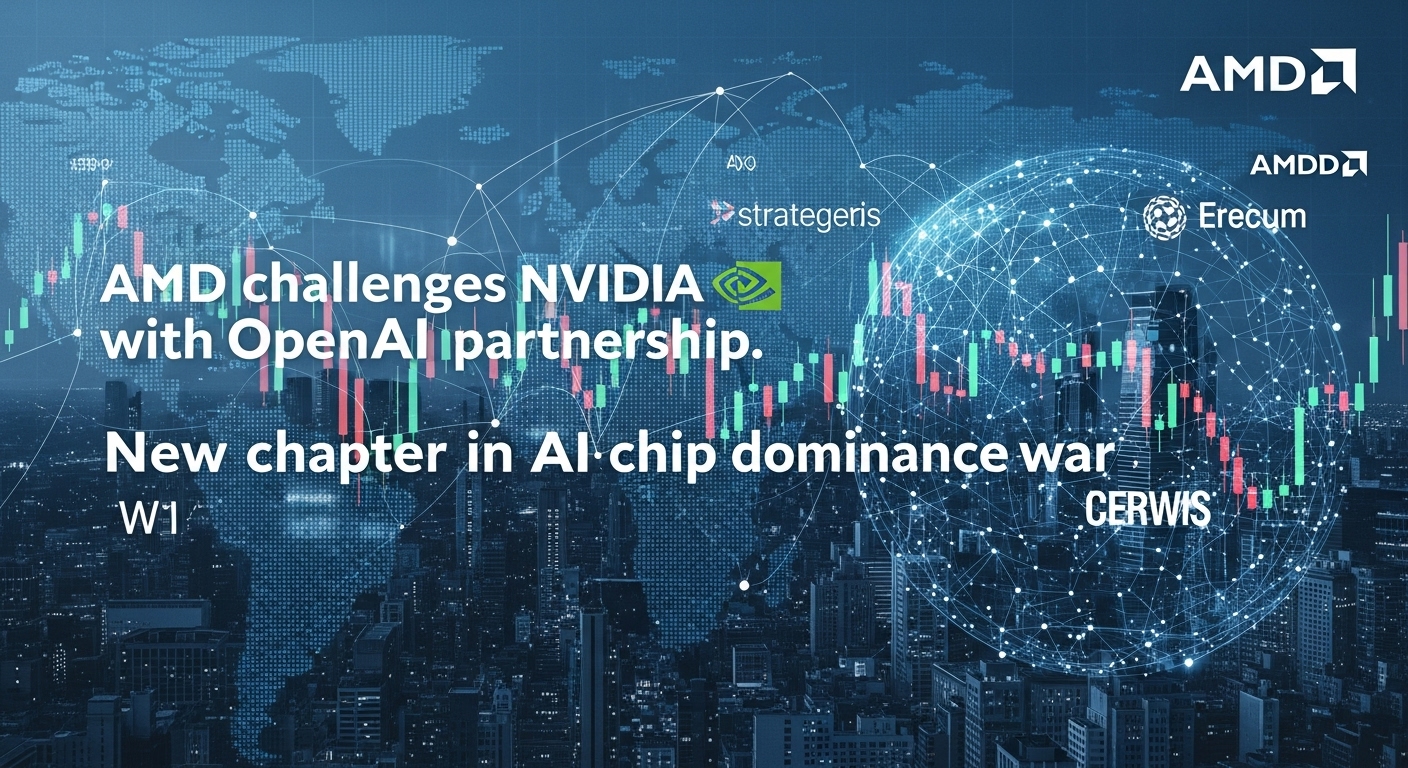 AMD、OpenAIと提携でNVIDIAに挑戦。AIチップ覇権戦争の新章