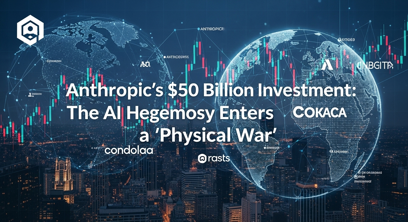 Anthropic 500億ドル投資｜AI覇権は「物理戦」へ突入