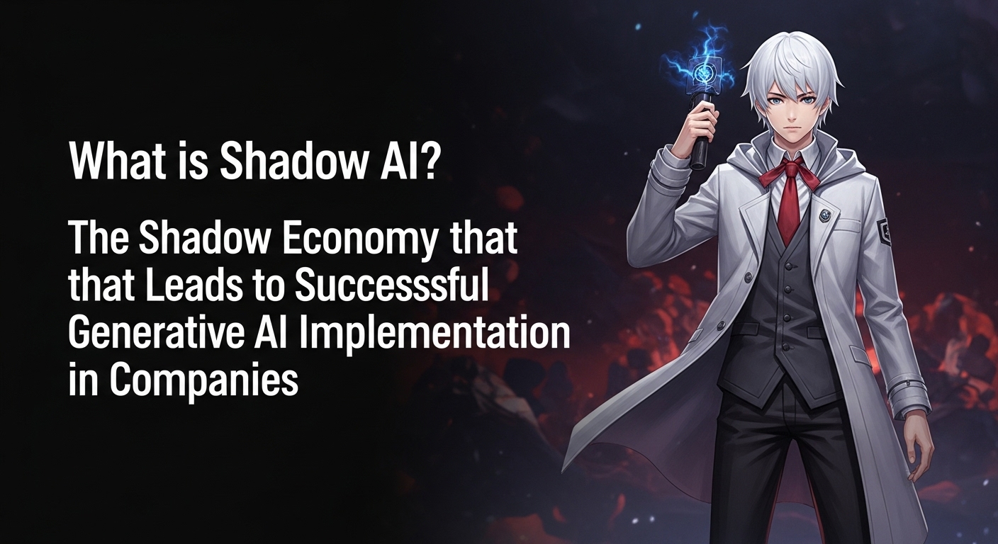 シャドーAIとは？企業の生成AI導入を成功に導く影の経済圏