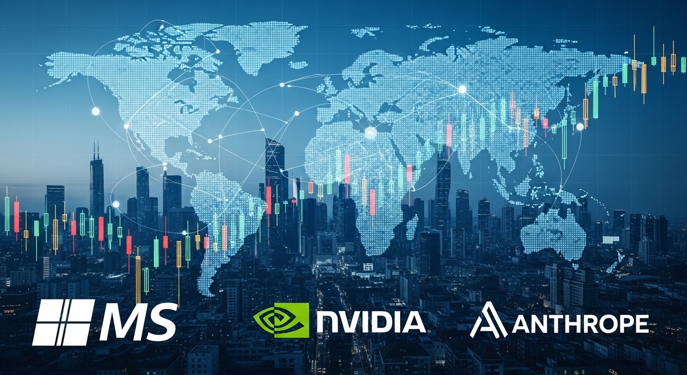 MSとNvidiaがAnthropicに150億ドル投資：AI覇権の行方を分析