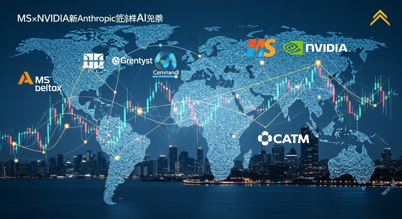 MS・NVIDIA・Anthropic連合が示すAI新秩序｜覇権争いを分析