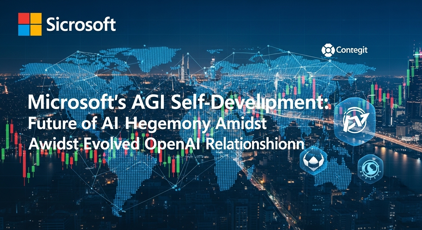 マイクロソフトがAGI自社開発へ。OpenAIとの関係変化が示すAI覇権の未来