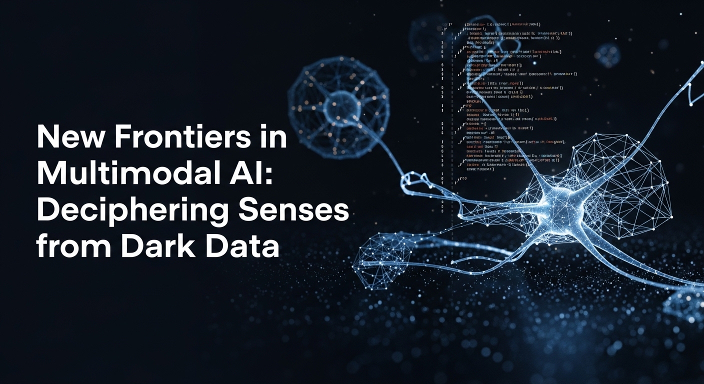 マルチモーダルAIの新境地｜ダークデータから感覚を読み解く