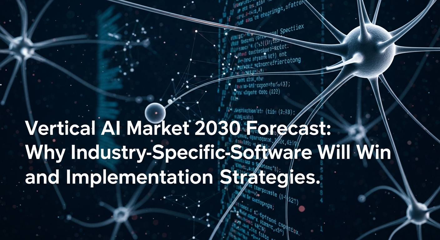 垂直型AI市場2030年予測：業界特化型ソフトが勝つ理由と導入戦略
